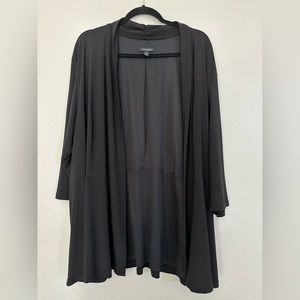 Roz & Ali Shawl Open Front Blouse Size 3X